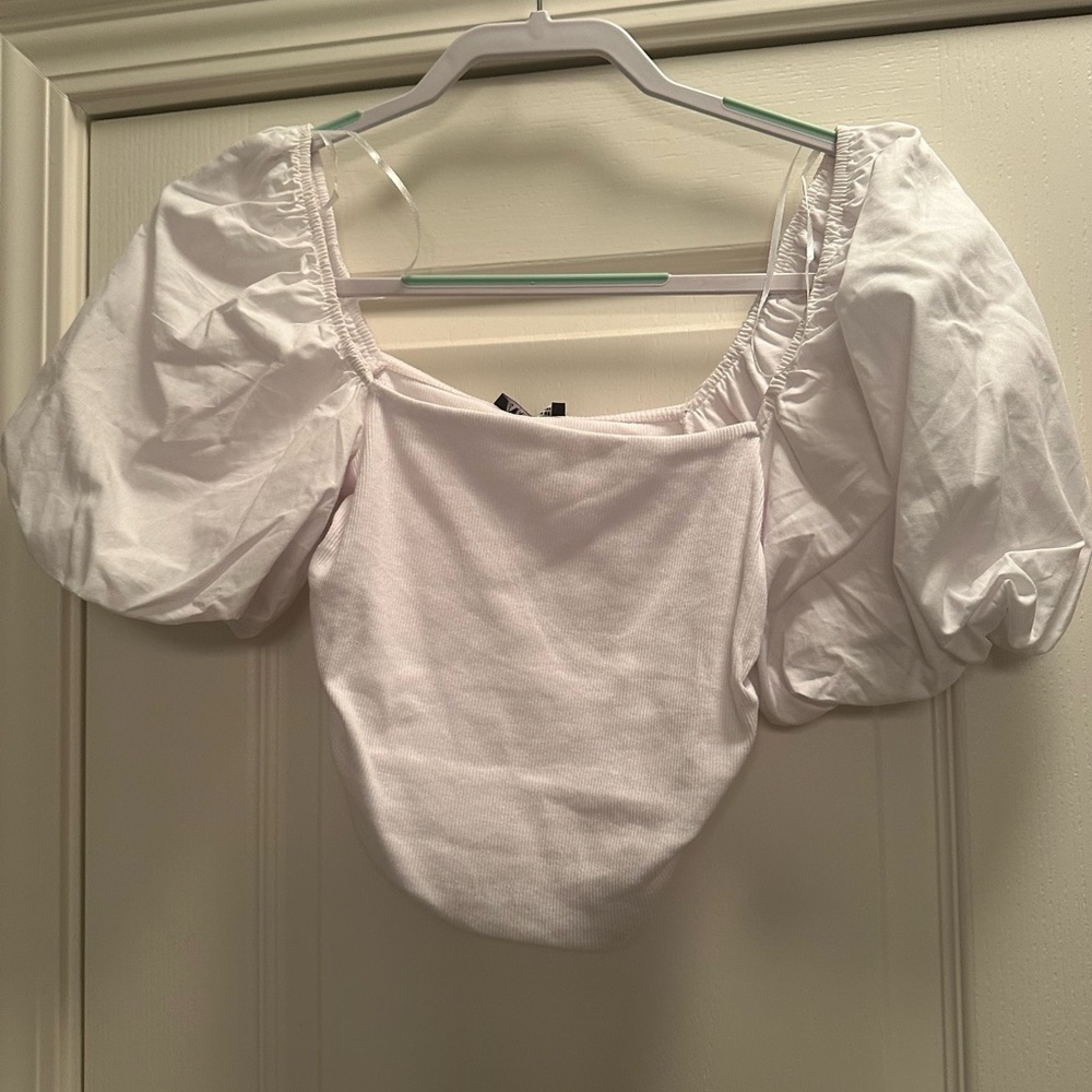 Zara puff sleeve top
